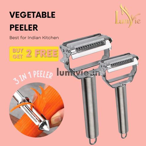 🔥 3 in 1 Stainless steel Multifunctional Peeler