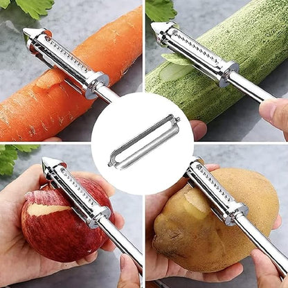 3 in 1 Stainless steel Multifunctional Veggie Peeler